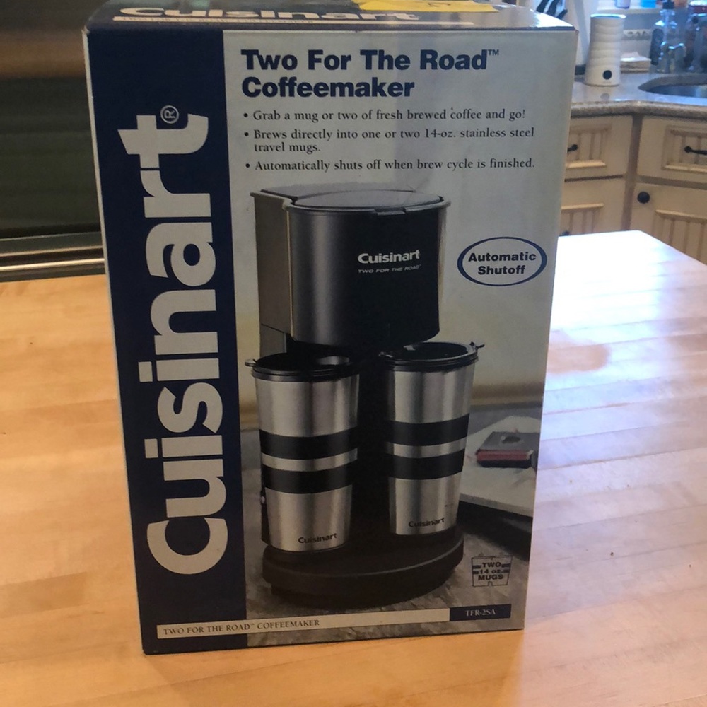Cuisinart Two For The Road Coffeemaker Unused